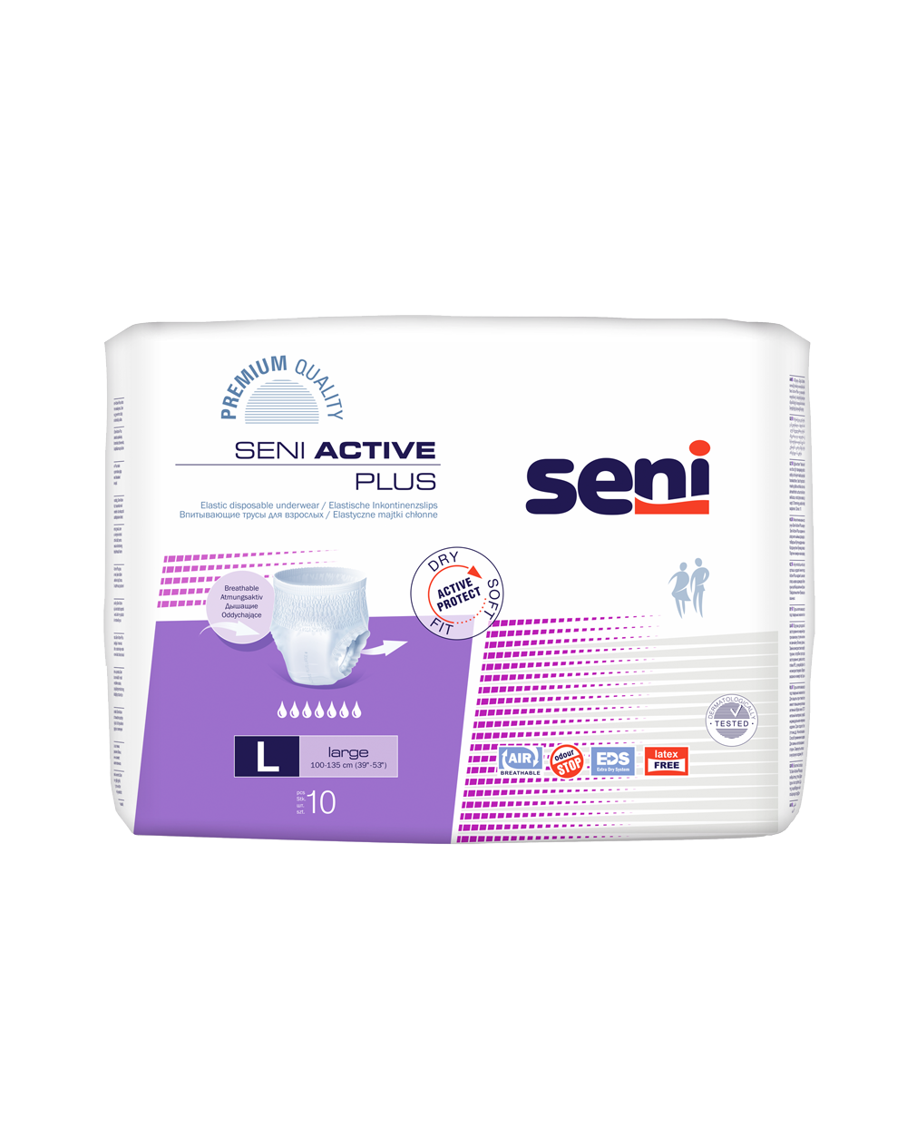 Seni ACTIVE Plus Atmungsaktive elastische Inkontinenzslips - 6
