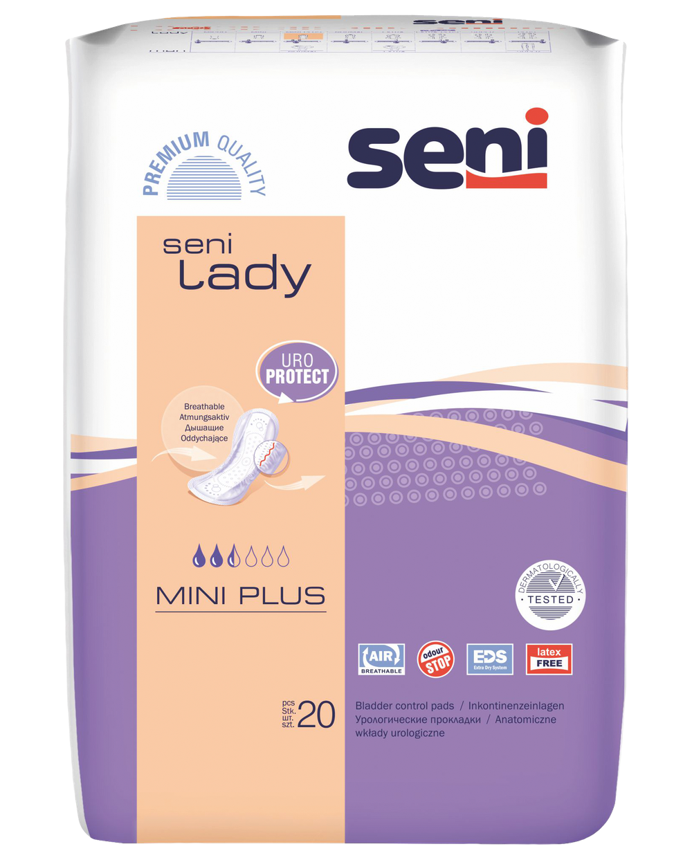 Seni Lady Slim Mini Plus Inkontinenzeinlage für Frauen - 1