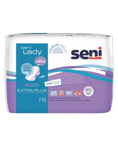 Seni Lady Extra Plus - atmungsaktive Einlagen für Frauen - 1