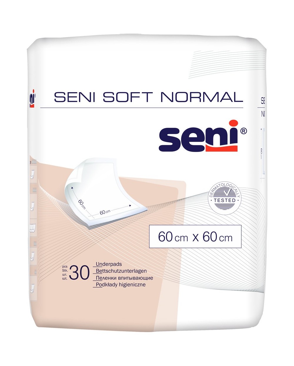Seni SOFT Normal 60 x 60 cm Bettschutzunterlagen - 1