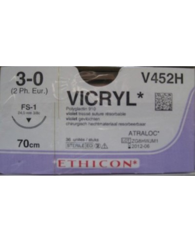 VICRYL 70 cm 1/2 Kreis Rundkörper Nadel SH PLUS - 1