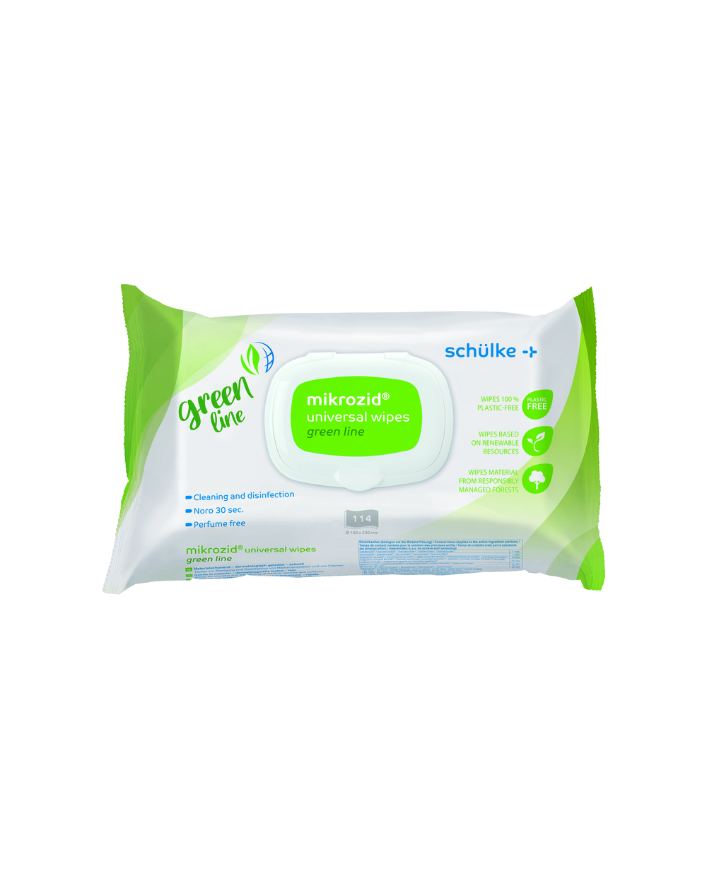 Desinfektionstücher - mikrozid green line universal wipes - 1