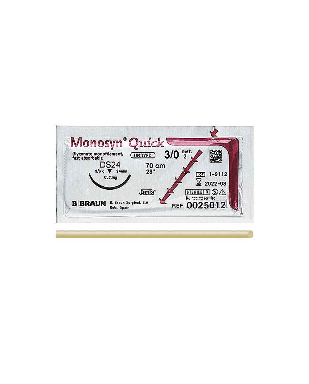 Monosyn® Quick 1/2-Kreis Rundkörpernadel - 1